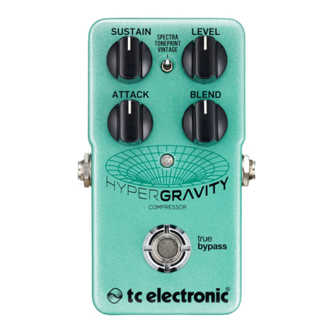 TC Electronic HyperGravity Compressor User manual