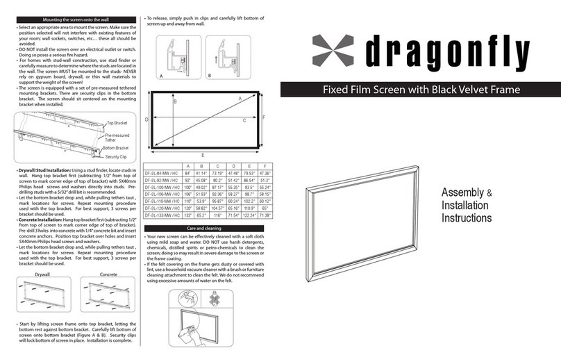 Dragonfly DF-SL-84-MW/HC User manual