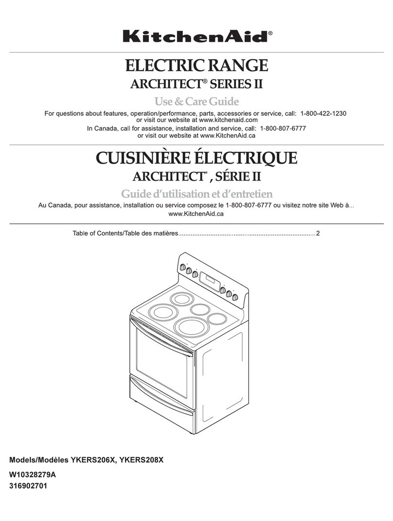 KitchenAid ARCHITECT SERIES II User manual