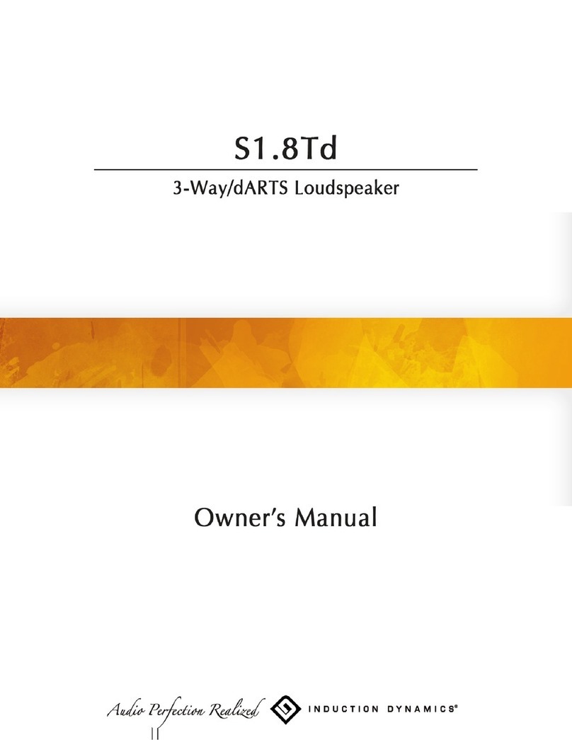 Induction Dynamics S1.8TD User manual Induction Dynamics S1.8TD User manual
