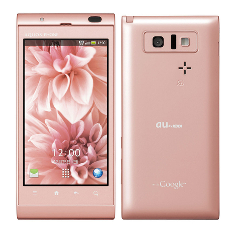 Aquos Phone IS14SH User manual