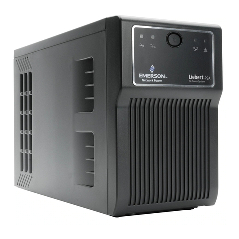 Emerson Liebert PSA 1000VA User manual