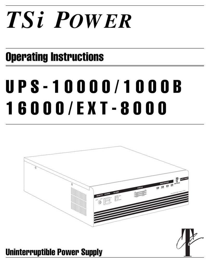 TSi Power 10000 User manual