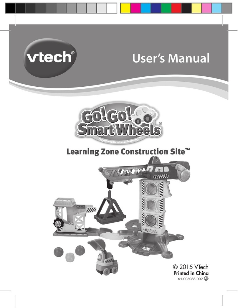V-tech Learning Zone Construction Site User manual