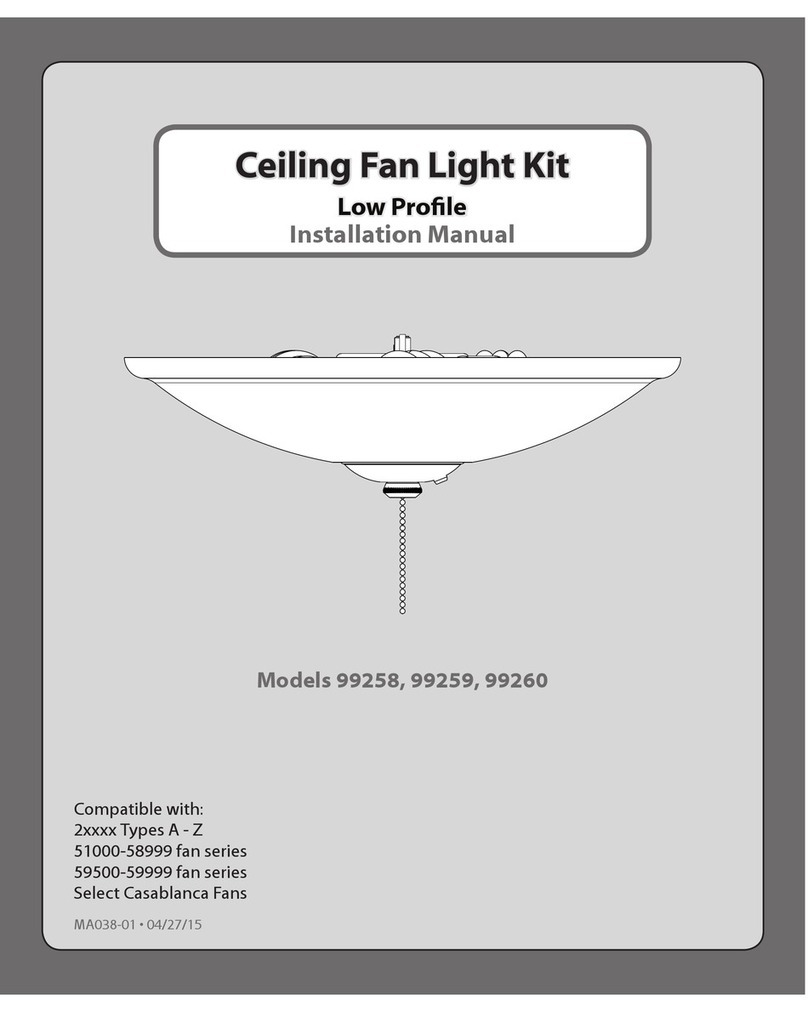 Casablanca MA038-01 User manual