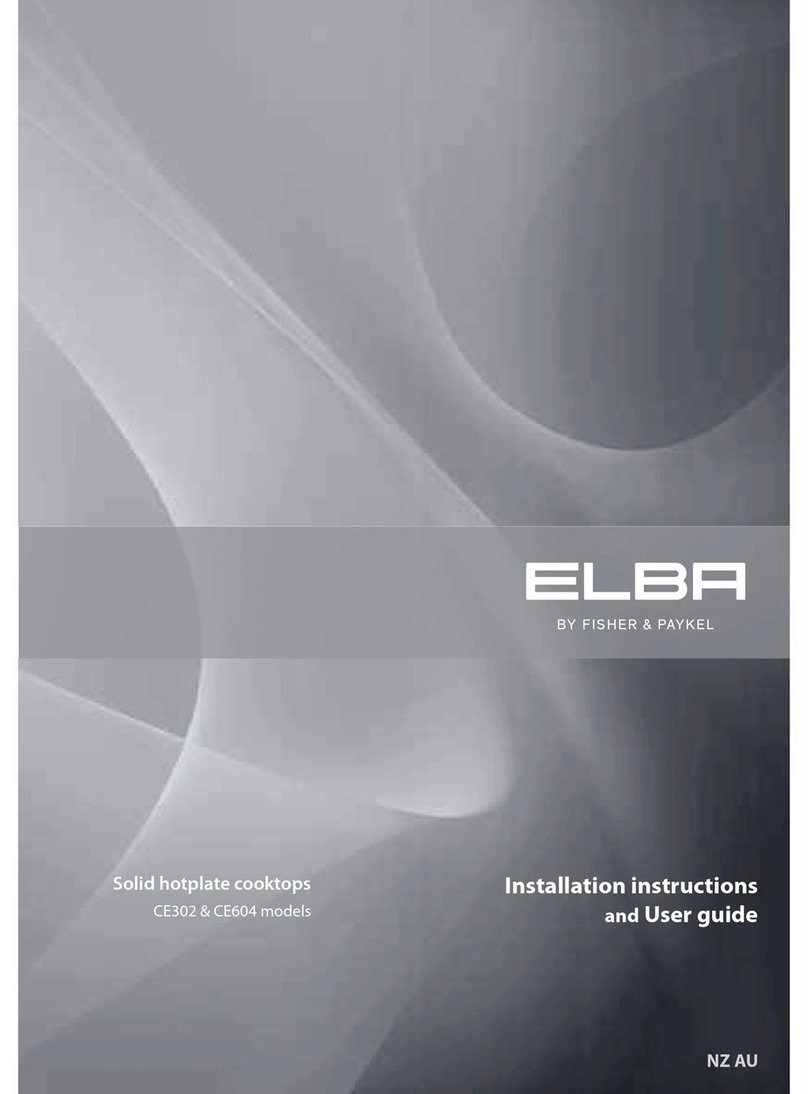 Elba CE302 Mounting instructions