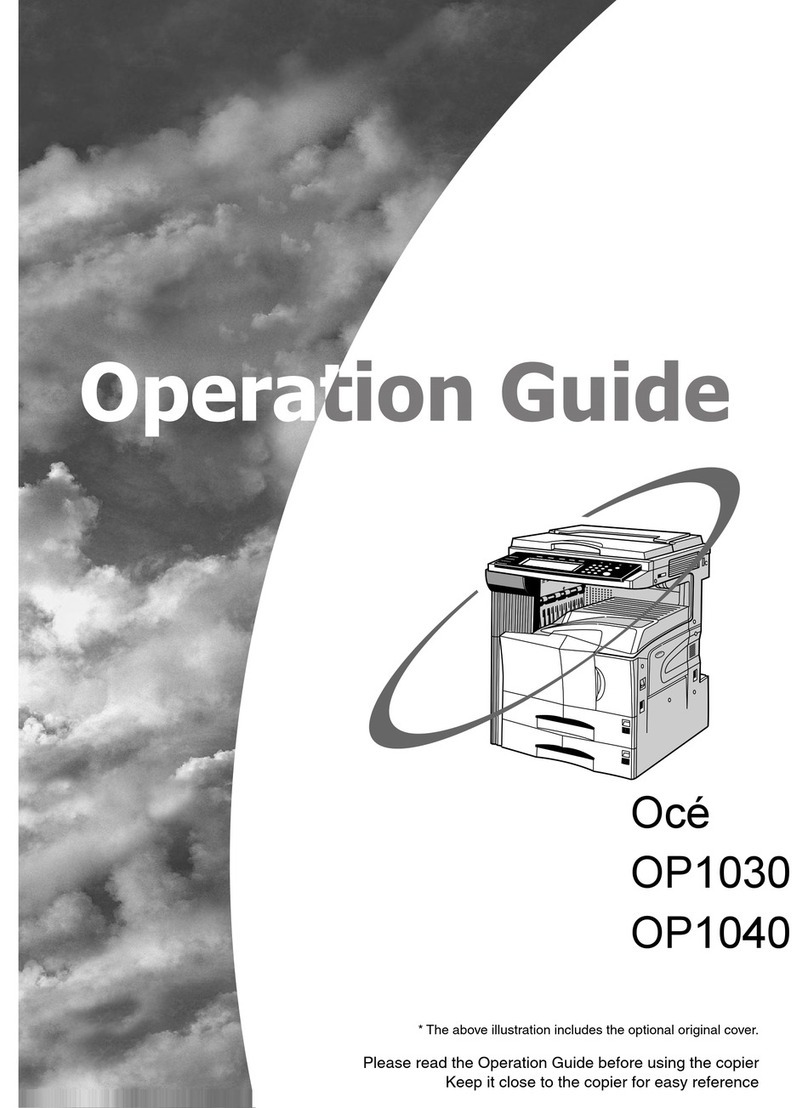 Oce OP1030 User manual