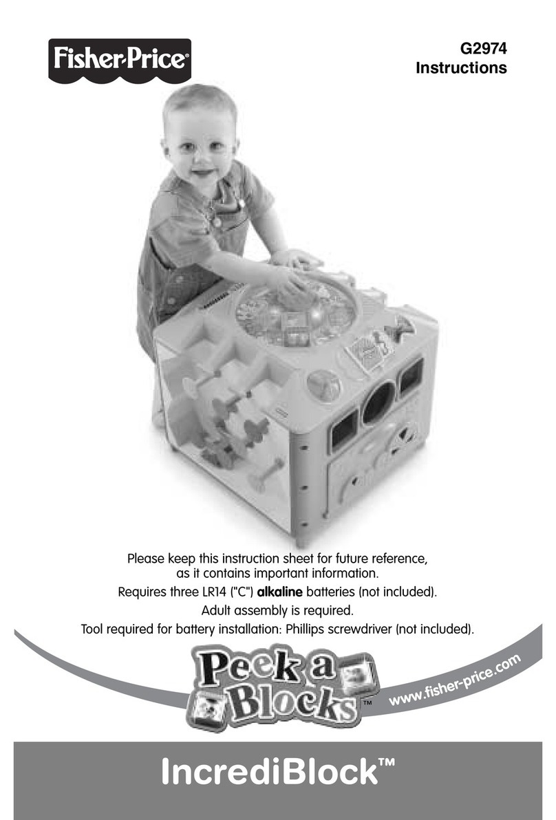 Fisher-Price IncrediBlock G2974 Assembly guide