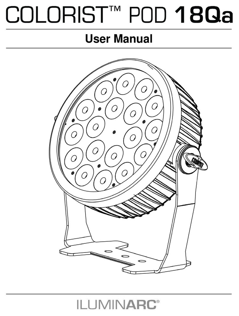 Iluminarc Colorist POD 18Qa User manual