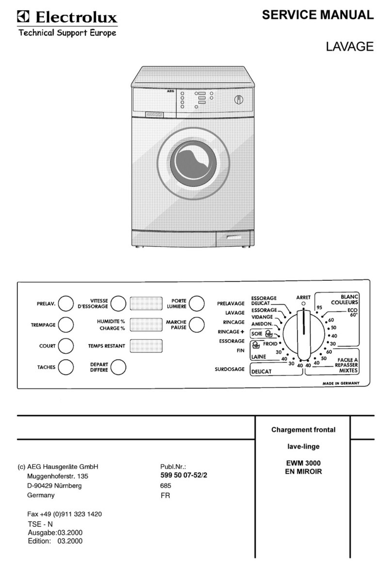 AEG Lavage User manual