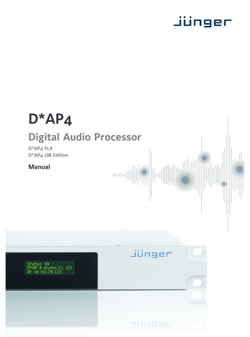 junger D*AP4 FLX User manual
