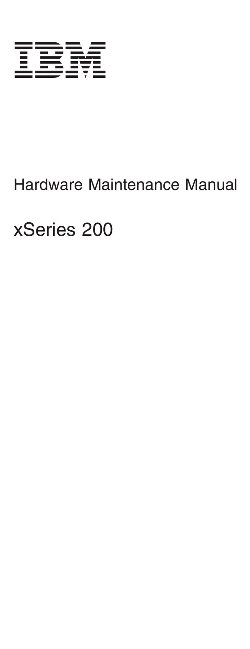 IBM xSeries 200 Owner's manual