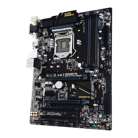 Gigabyte GA-Z170-HD3P User manual