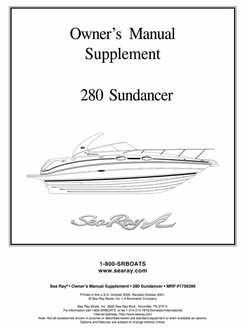 Sea Ray 280 Sundancer User manual