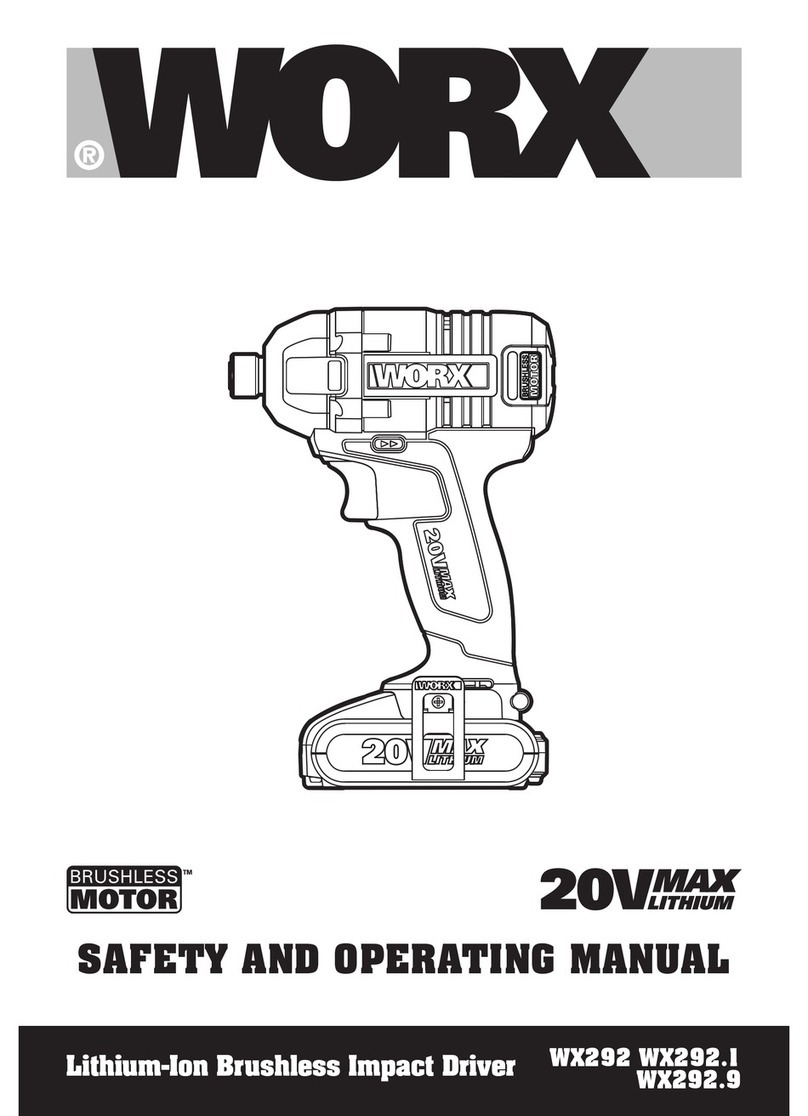 Worx WX292 Installation manual