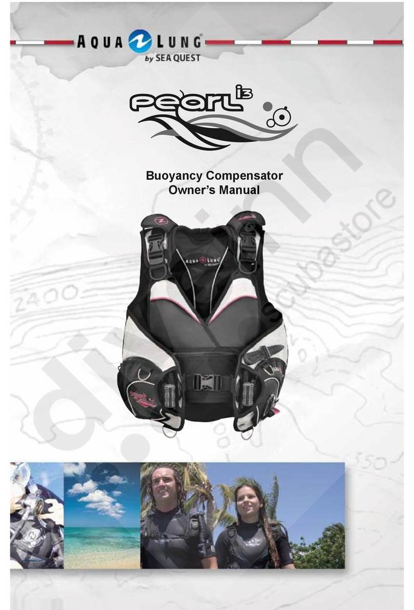 Aqua Lung pearl i3 owner's manual