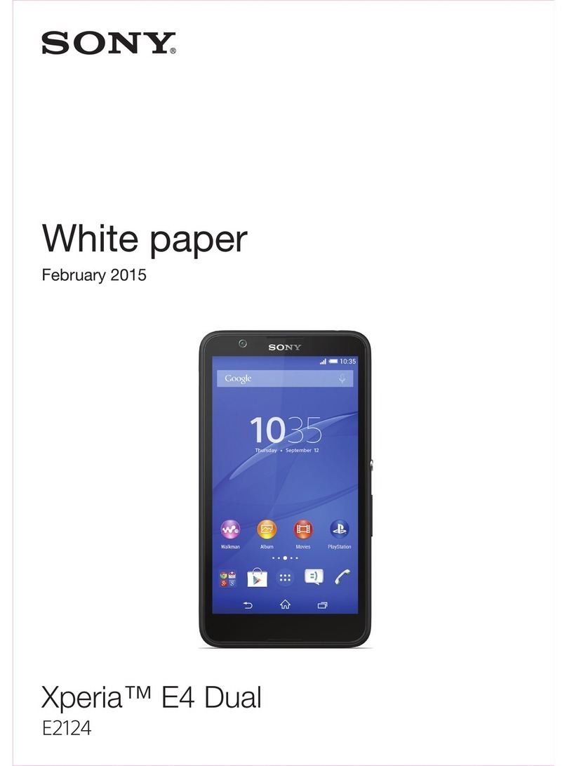 Sony Xperia E4 Dual E2124 Quick reference guide Sony Xperia E4 Dual E2124 Quick reference guide