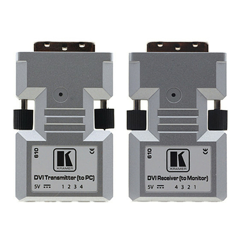 Kramer 610T User manual