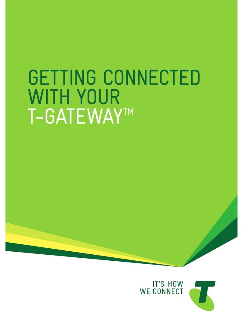 Telstra T-GATEWAY User manual