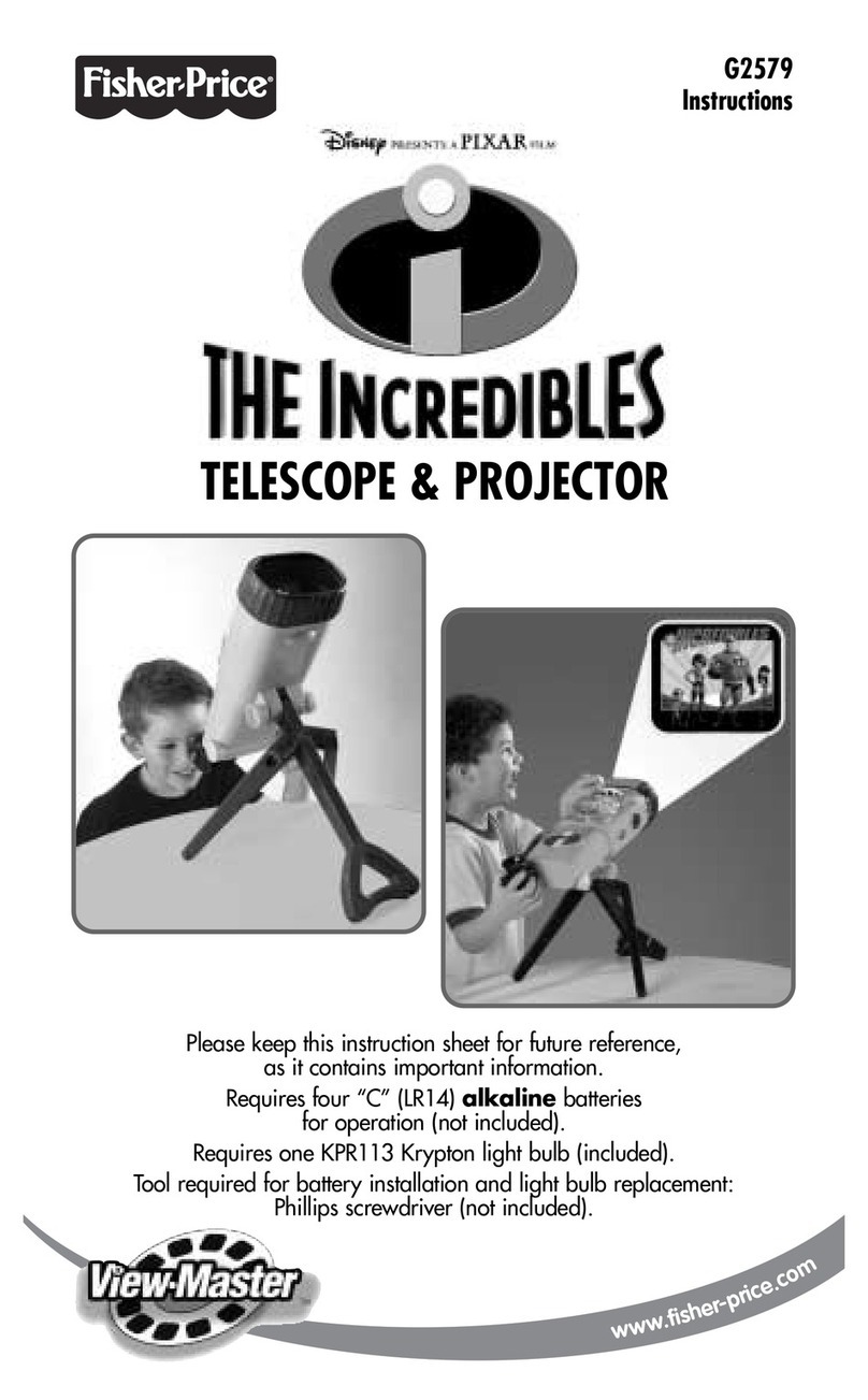Fisher-Price G2579 The Incredibles Instruction guide