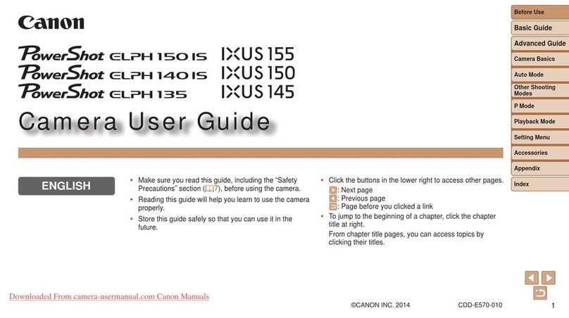 Canon PowerShot ELPH 140 IS IXUS 150 User manual