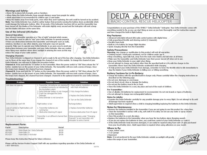 Sparc Delta Defender user manual