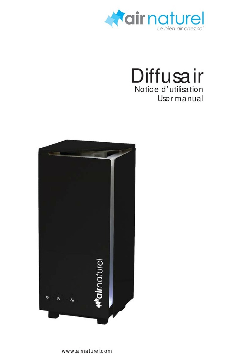 Air Naturel Diffusair user manual Air Naturel Diffusair user manual