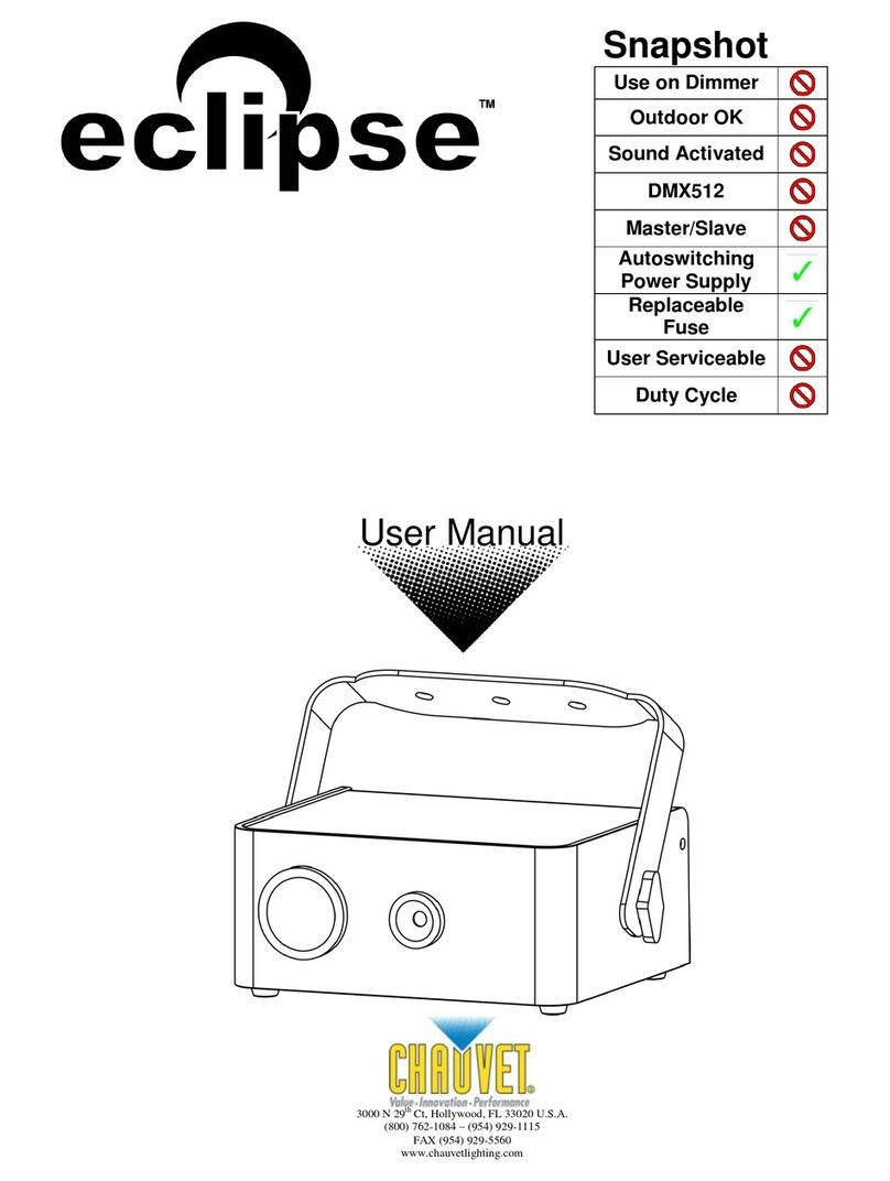 Chauvet eclipse user manual