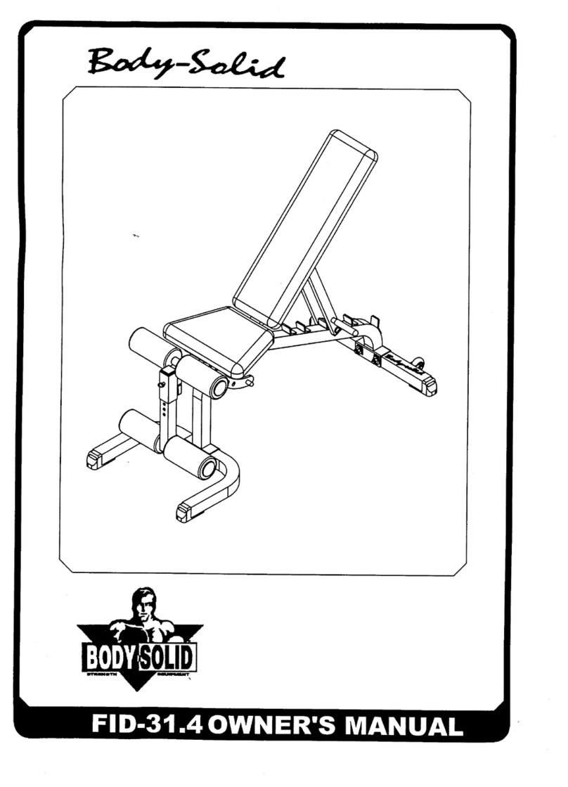 Body Solid FID-31.4 owner's manual