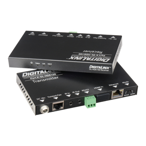 DigitaLinx DL-HDE100 User manual