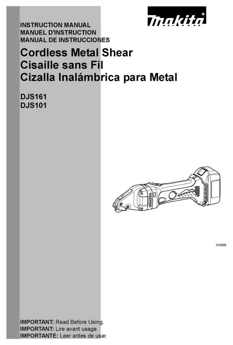 Makita DJS161 User manual Makita DJS161 User manual