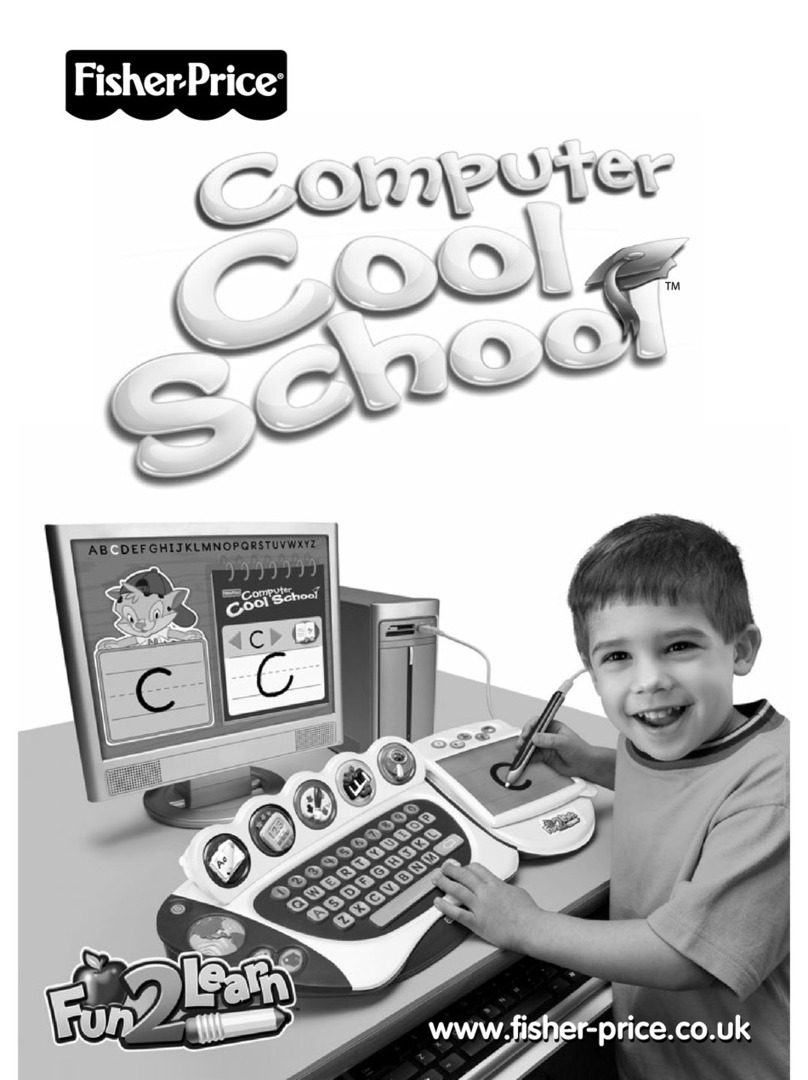 Fisher-Price Computer Cool School Fun2Learn Installation guide and user's manual Fisher-Price Computer Cool School Fun2Learn Installation guide and user's manual