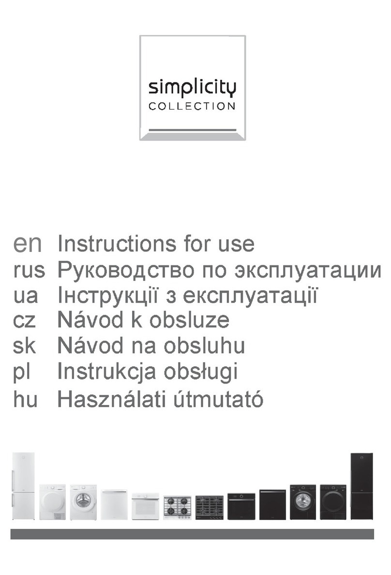 Simplicity GKTG6SY2B User manual