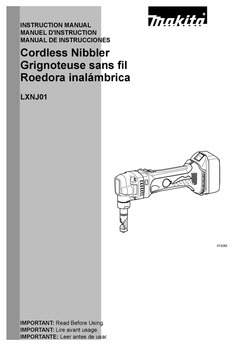 Makita LXNJ01 Instruciton manual
