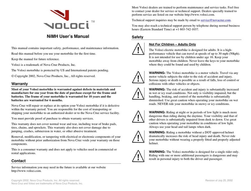 Voloci NiMH user manual
