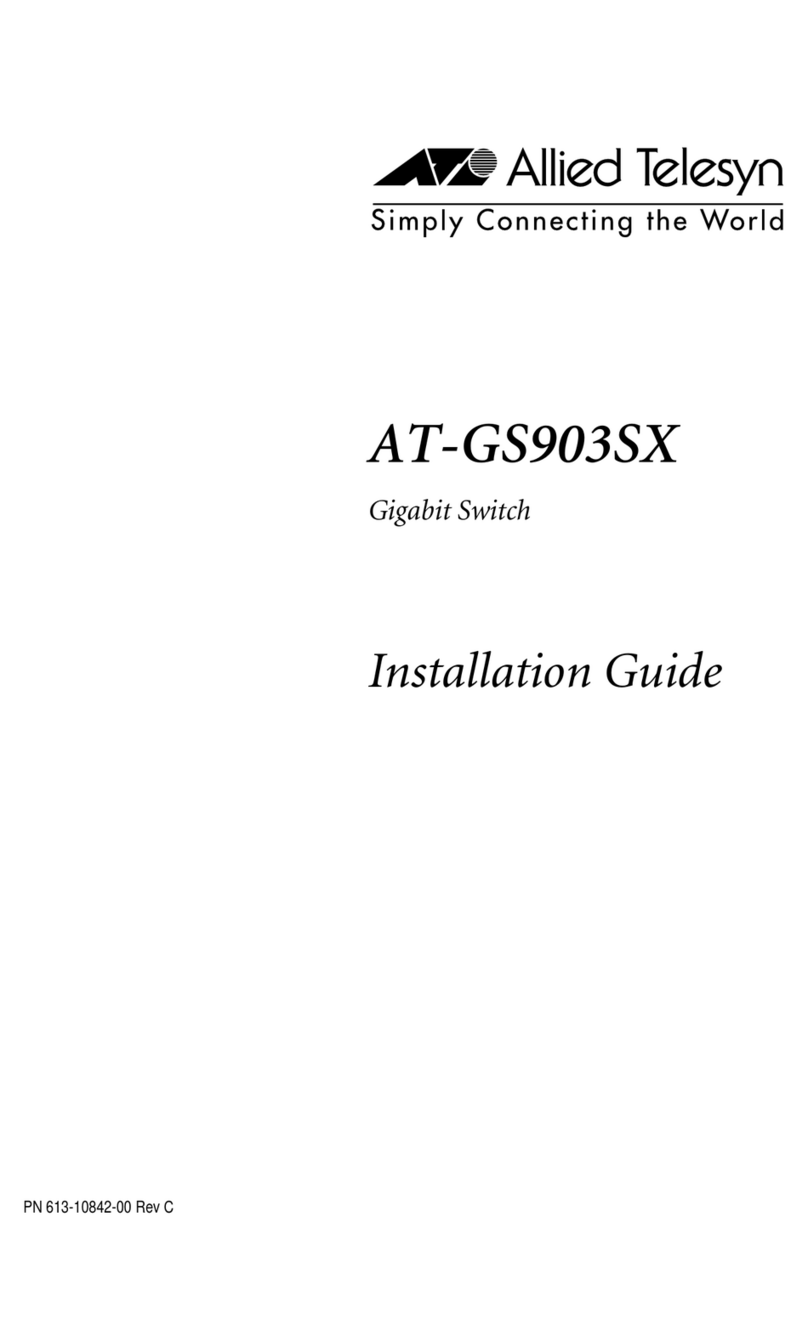 Allied Telesis AT-GS903SX User manual