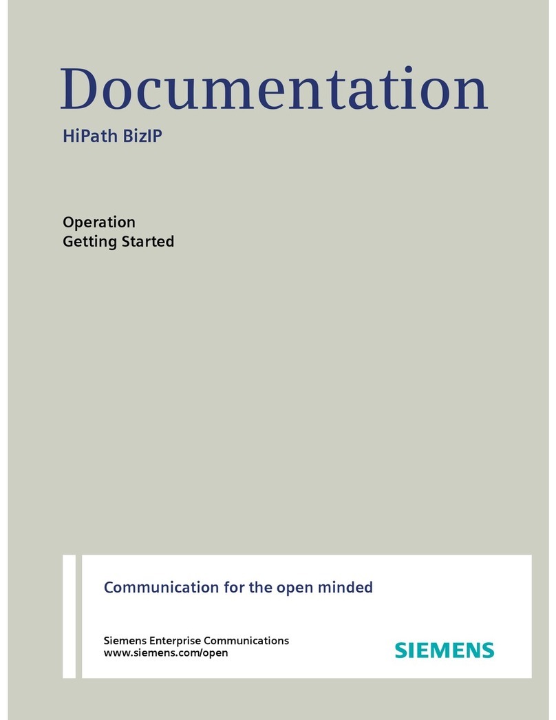 Siemens HiPath BizIP User manual
