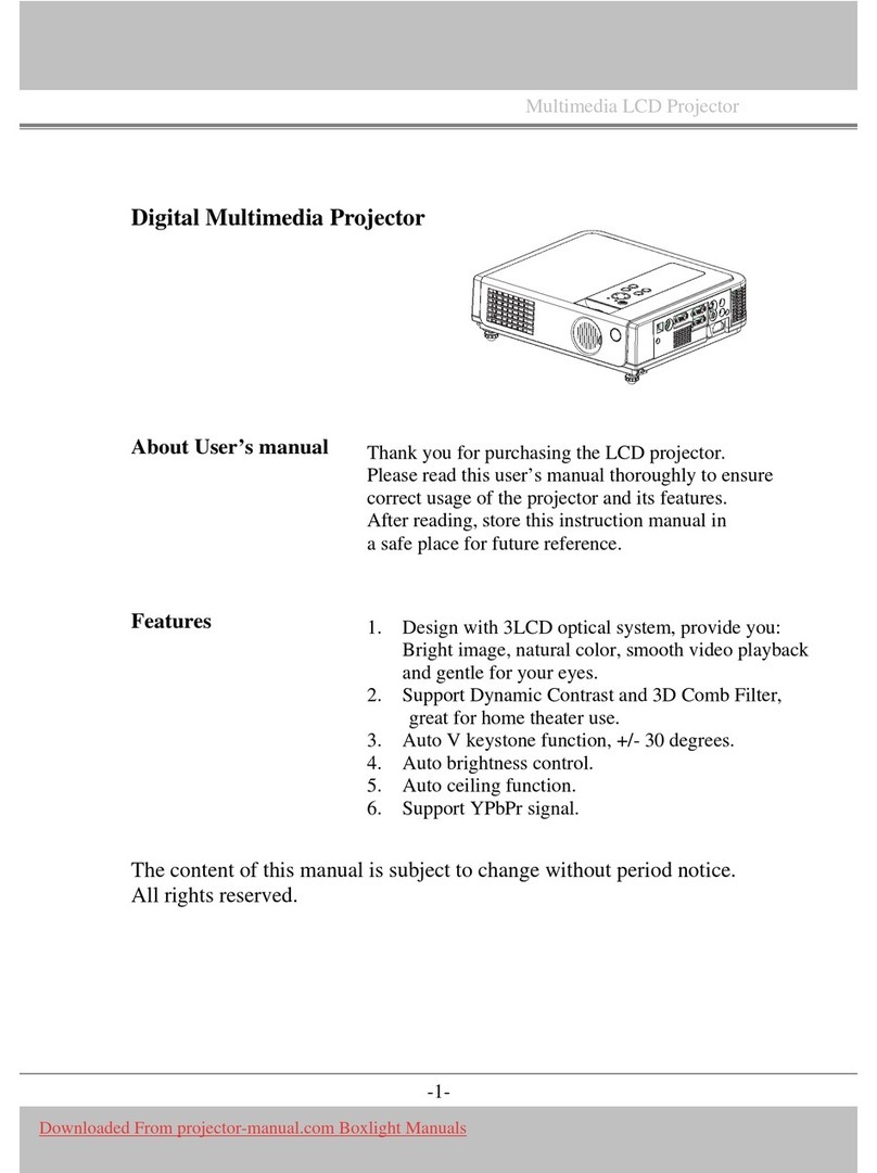 BOXLIGHT Beacon CP720e User manual