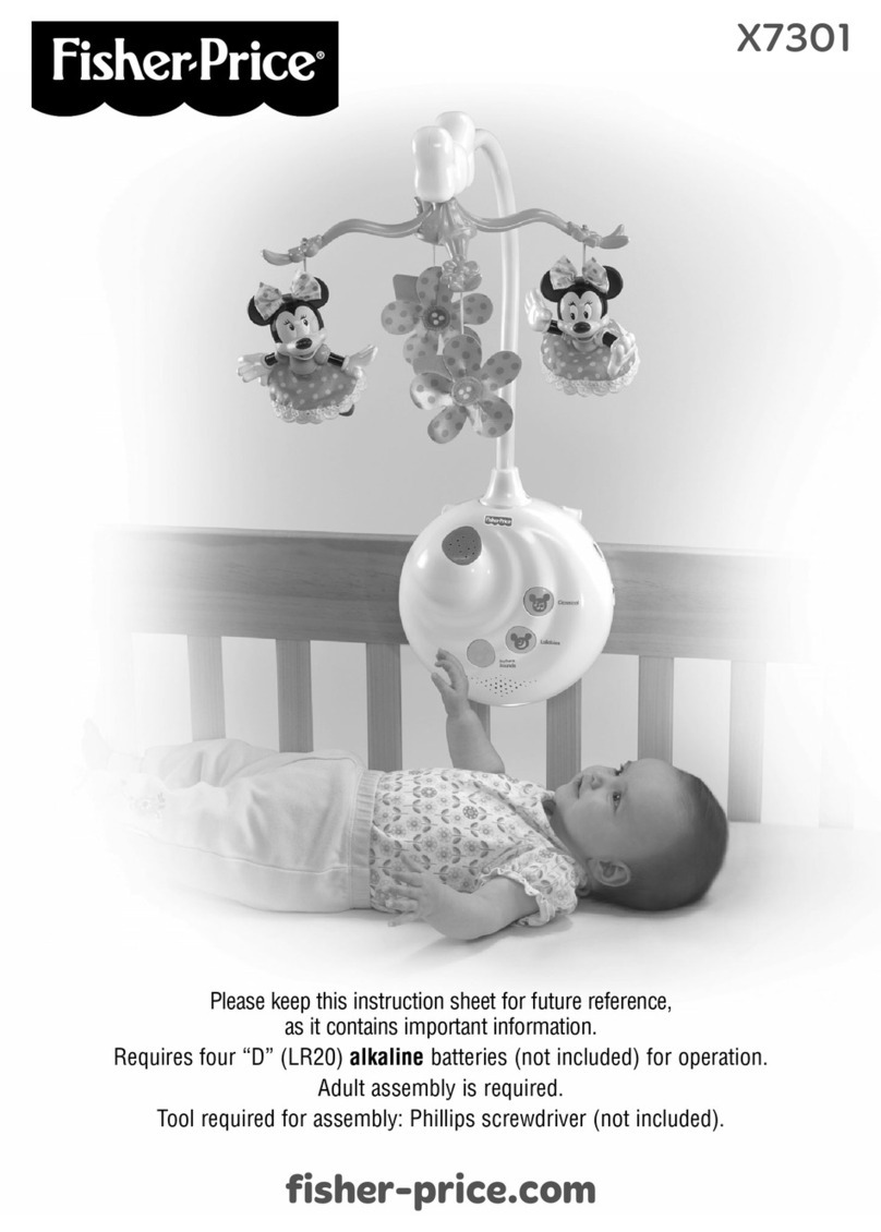 Fisher-Price X7301 Assembly & instruction manual