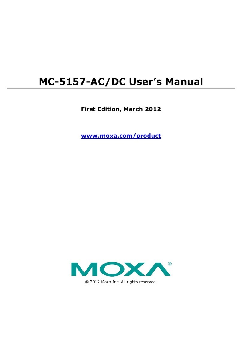 Moxa Technologies MC-5157-AC/DC User manual