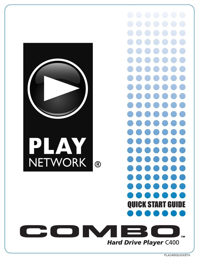 PlayNetwork C400 quick start guide