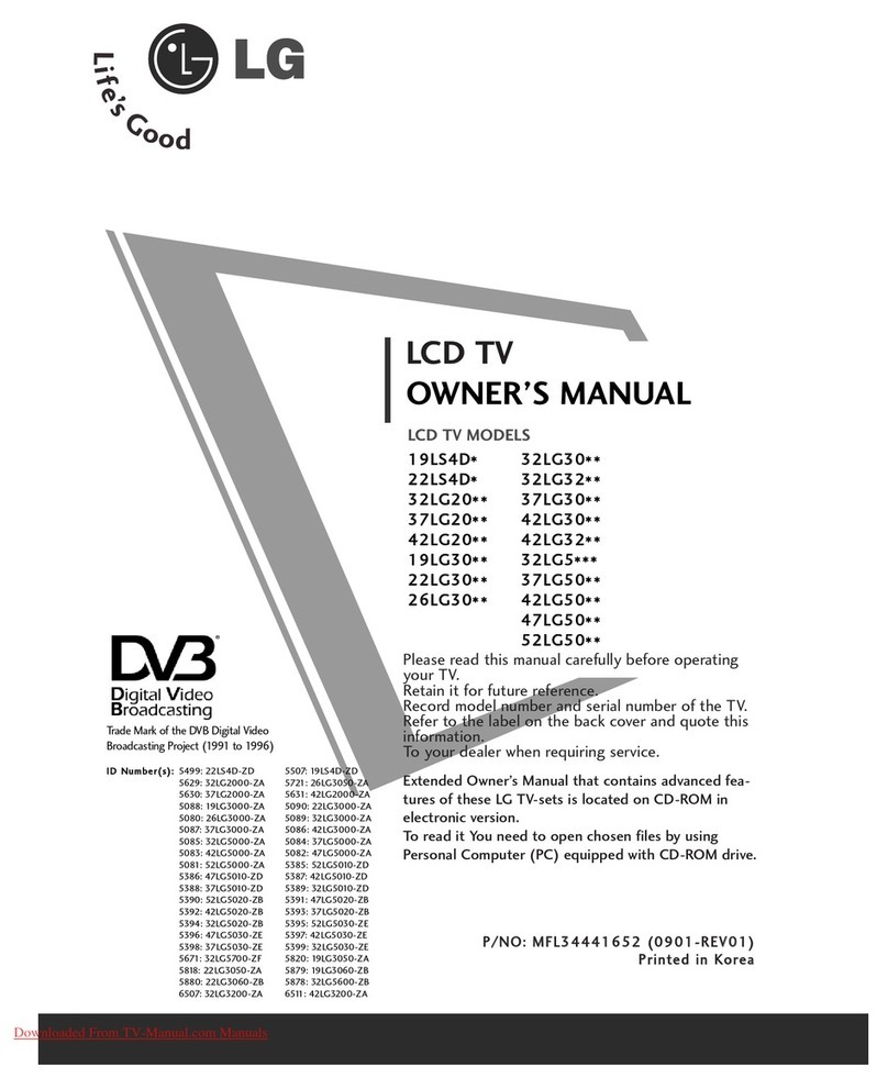LG 19LS4D Series User manual
