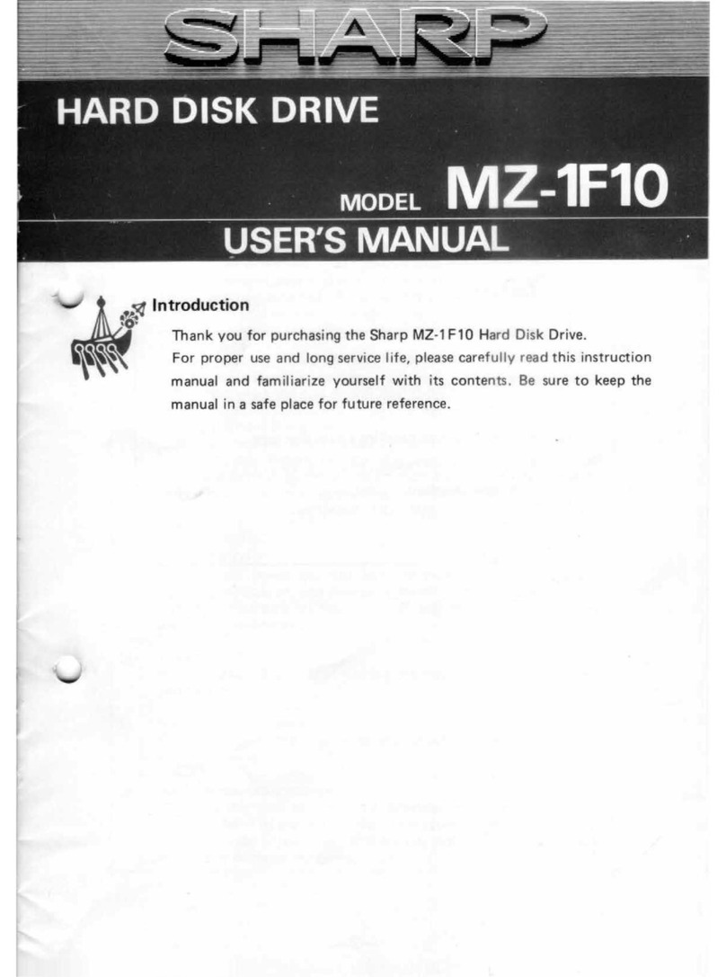 Sharp MZ1F10 User manual