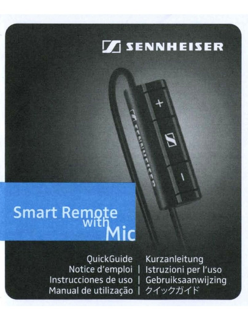 Sennheiser px-200 ii quick start guide