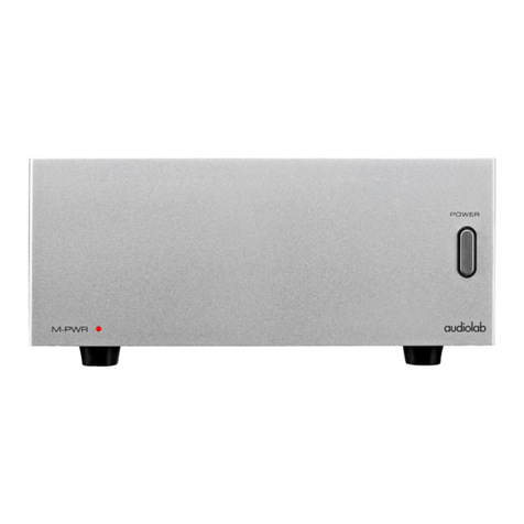 Audiolab M-PWR User instructions