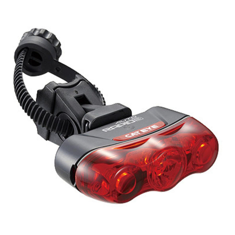 Cateye TL-AU630-R Auto RAPID3 Manual guide