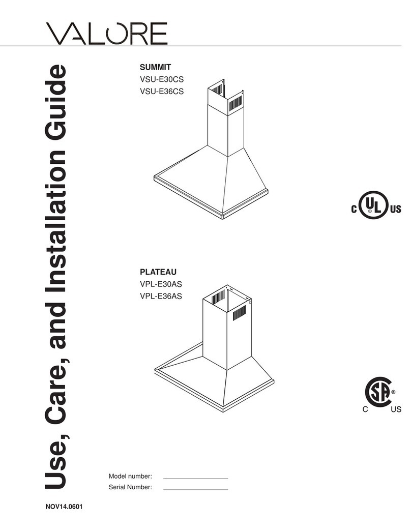 Valore SUMMIT VSU-E30CS Installation guide