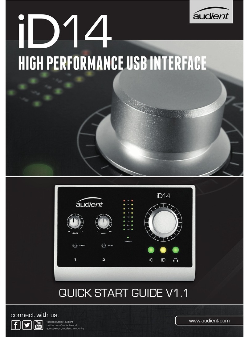 Audient iD14 quick start guide