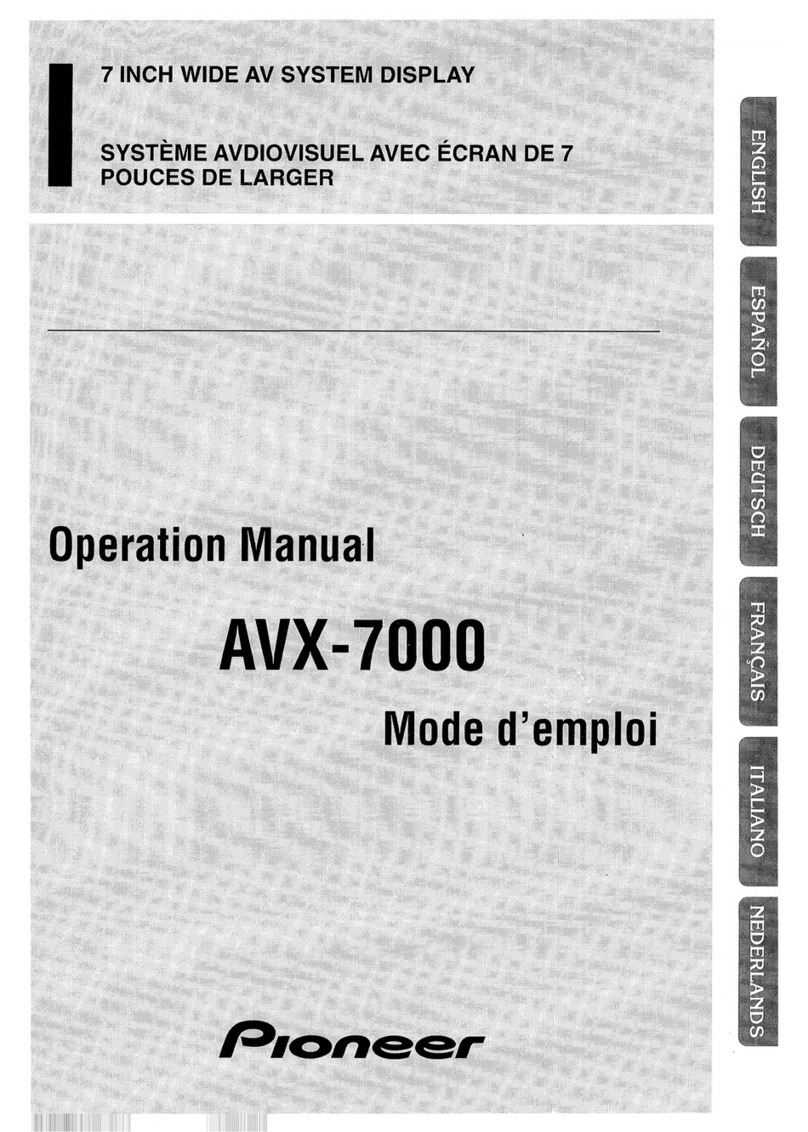 Pioneer AVX-7000 Operation manual