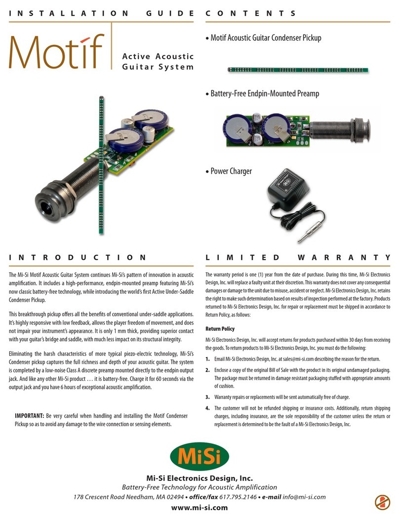 Mi-Si Motif User manual